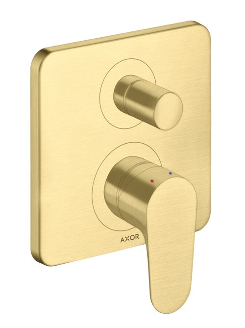 AXOR-HG-AXOR-Citterio-M-Einhebel-Wannenmischer-Unterputz-mit-integrierter-Sicherungskombination-nach-EN1717-Brushed-Brass-34427950 gallery number 1